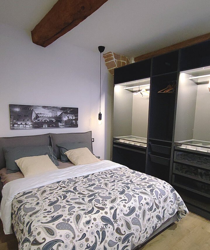 camera da letto matrimoniale - Petroni-apartment Bologna