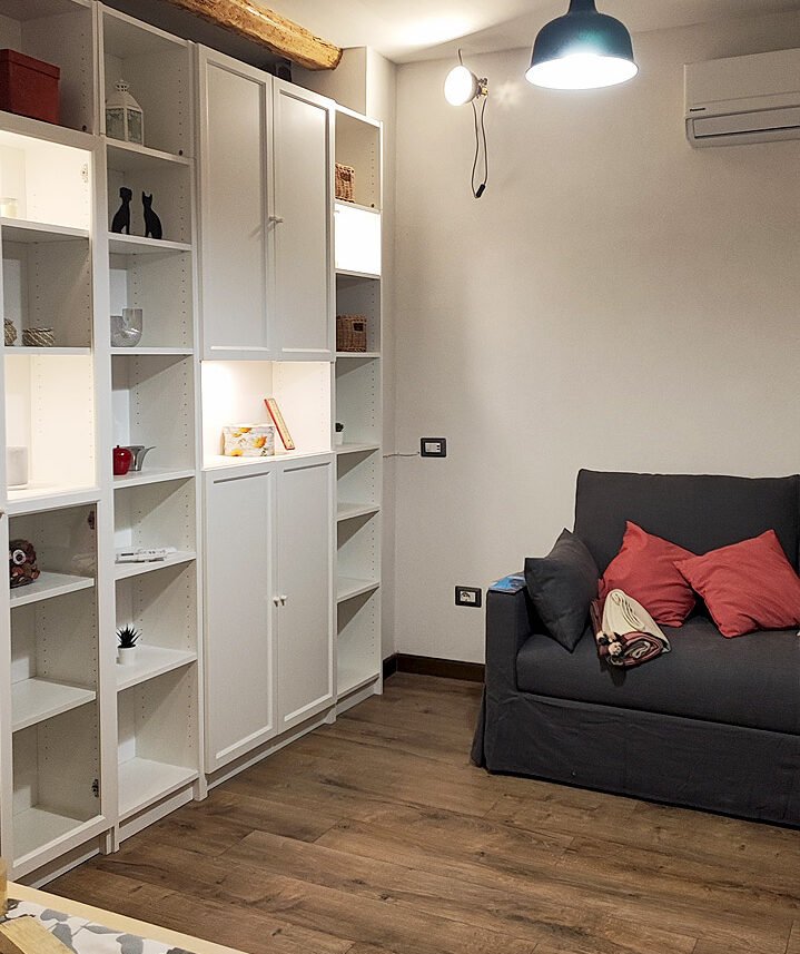 area soggiorno - Petroni apartment Bologna